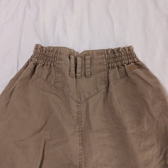 Gitano Brown Cinched Waist Pants - Picture 5 of 9